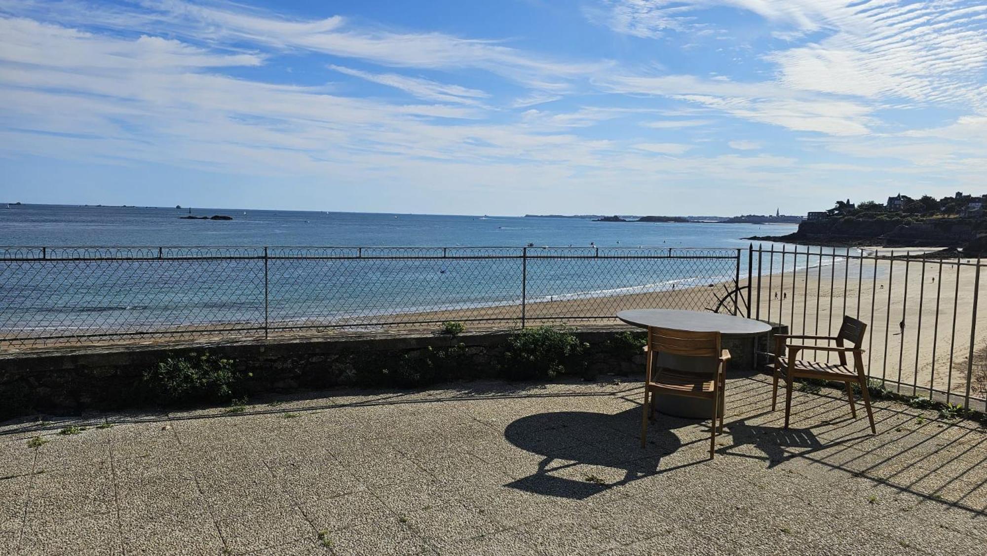 Vue Pleine Mer A La Perle Marine - La Terrasse Dinard Exterior photo